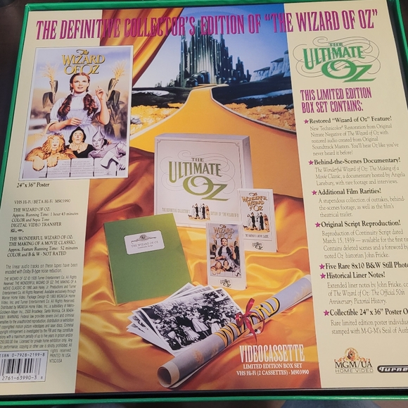Limited edition Wizard of Oz gift set + vintage metal movie poster Judy Garland - Picture 6 of 9